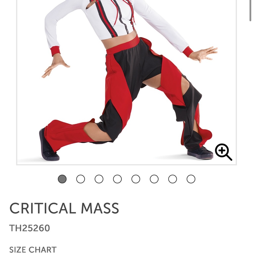 Red and Black Dance Costume